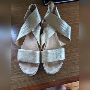 Eileen Fisher Sport Sandal in Gold/Champagne